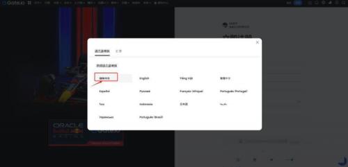 Gate.io芝麻交易所怎么调成中文 中文界面切换指南