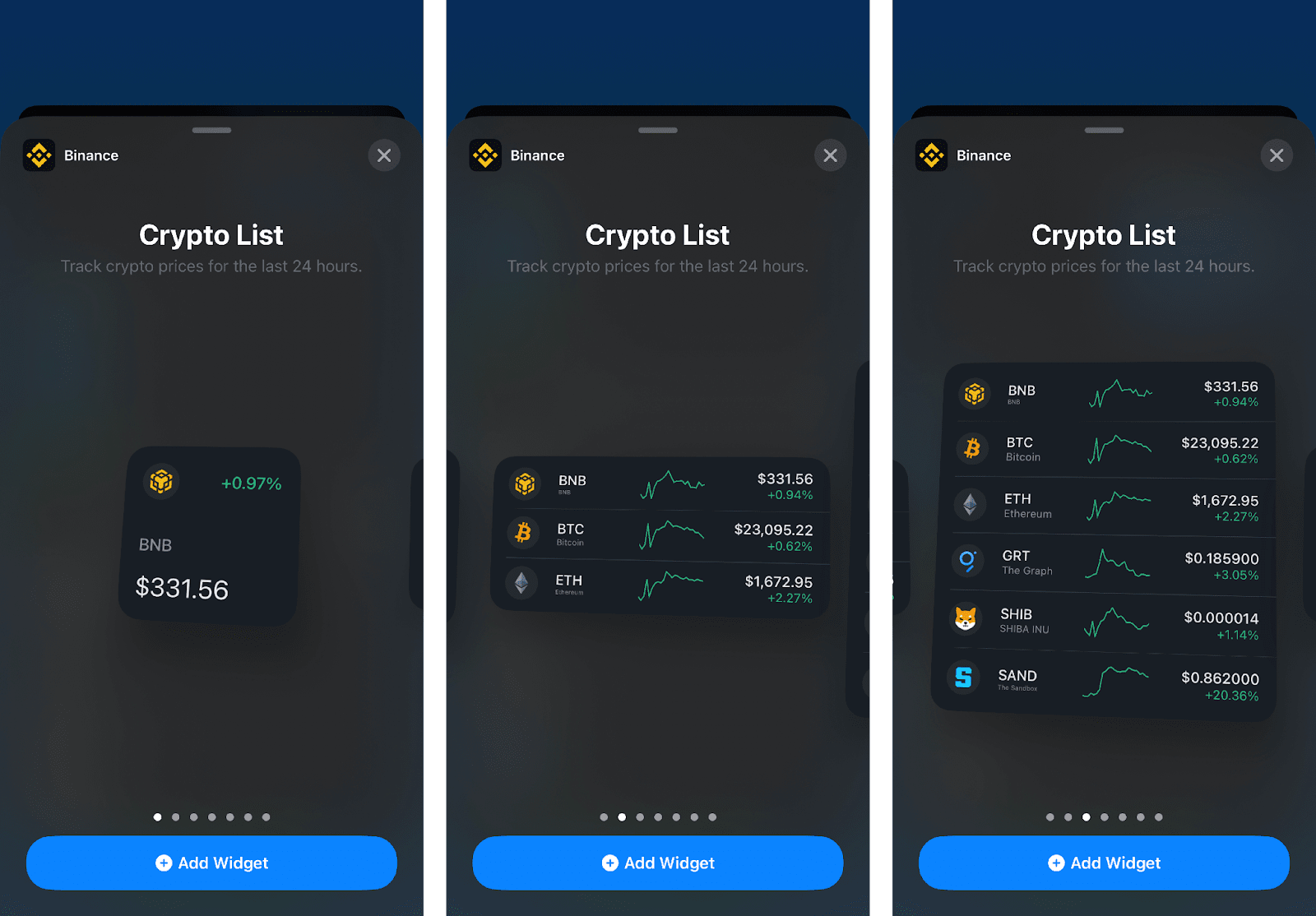 苹果手机怎么设置bnb(binance)交易所组件